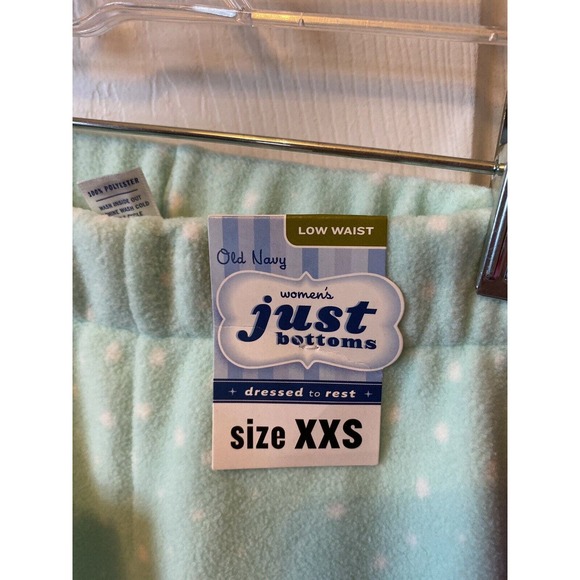 Old Navy Low Waist Green With Trees Flannel Pants‎ Size XXS NWT - Picture 3 of 5